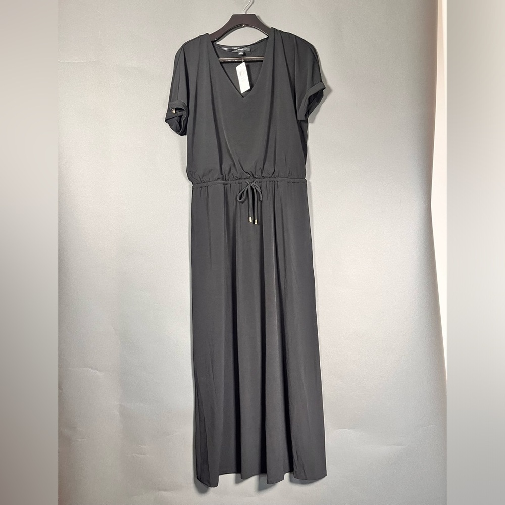 I.N.C International Concepts Petite Side-Slit Drawstring-Waist Maxi Dress NWT